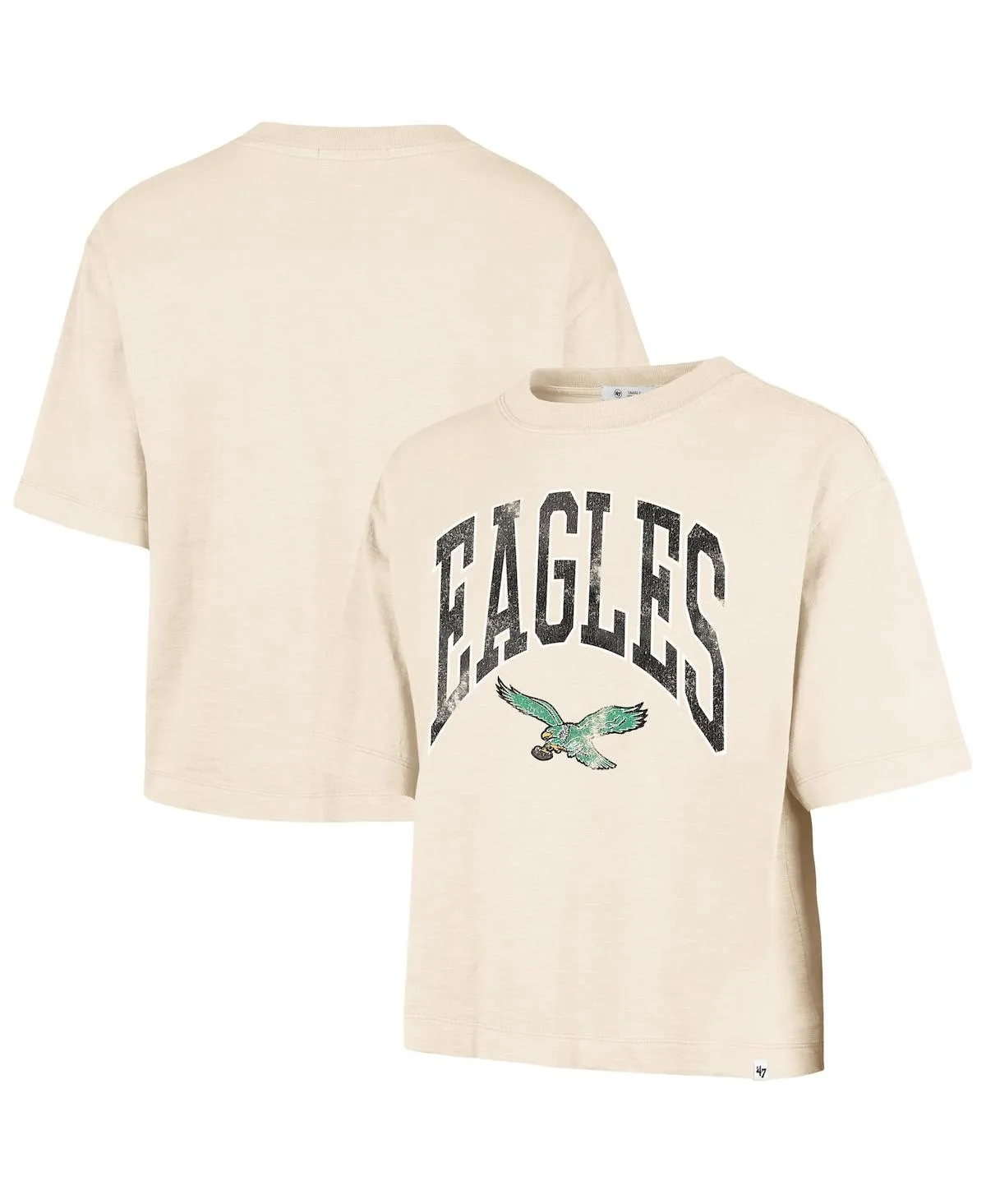 Philadelphia Eagles Cropped Mindi Slub T-Shirt by 47 Brand