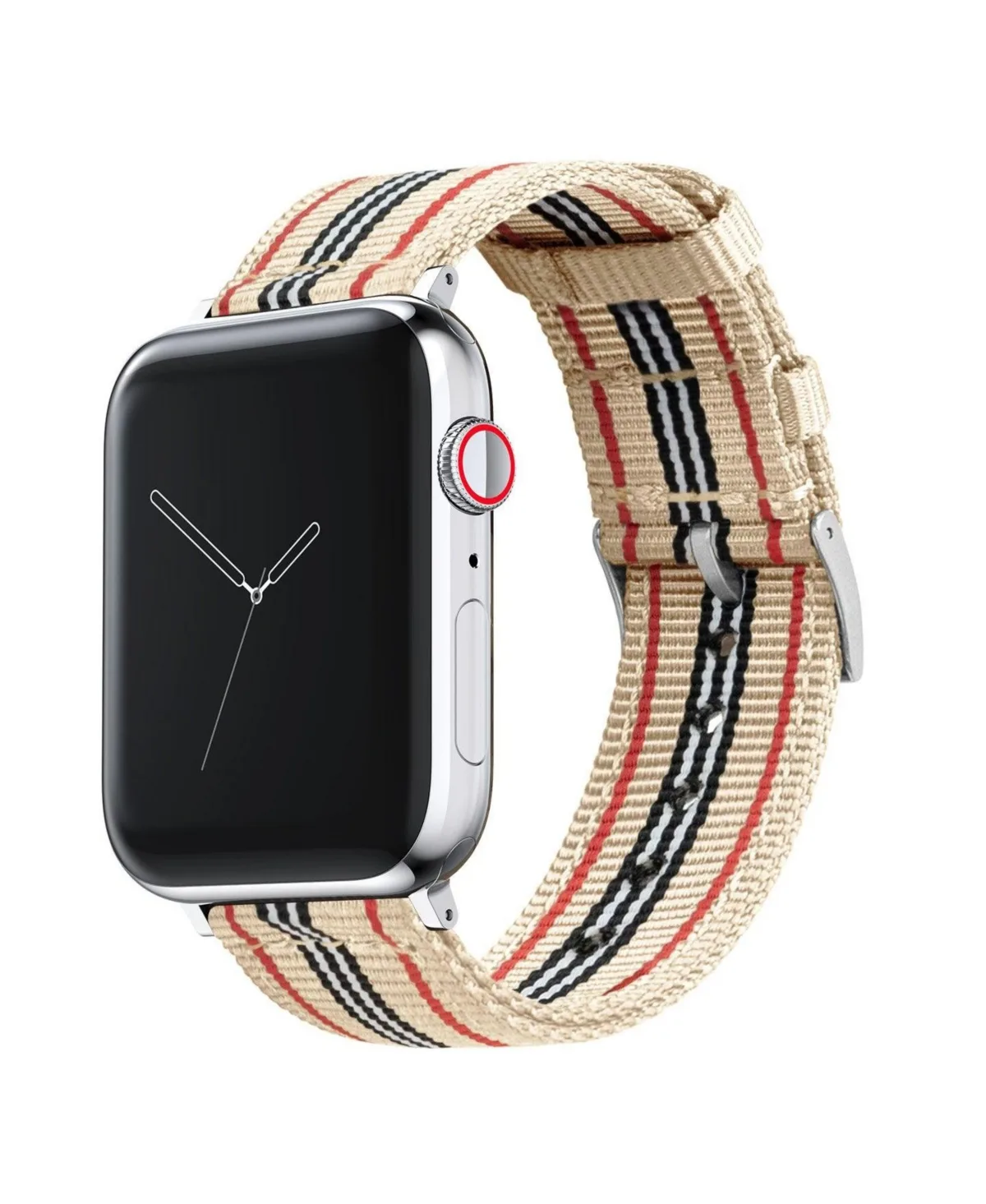 Apple Watch Two-Piece Nato Style Retro Band - 22mm by Barton Watch Bands