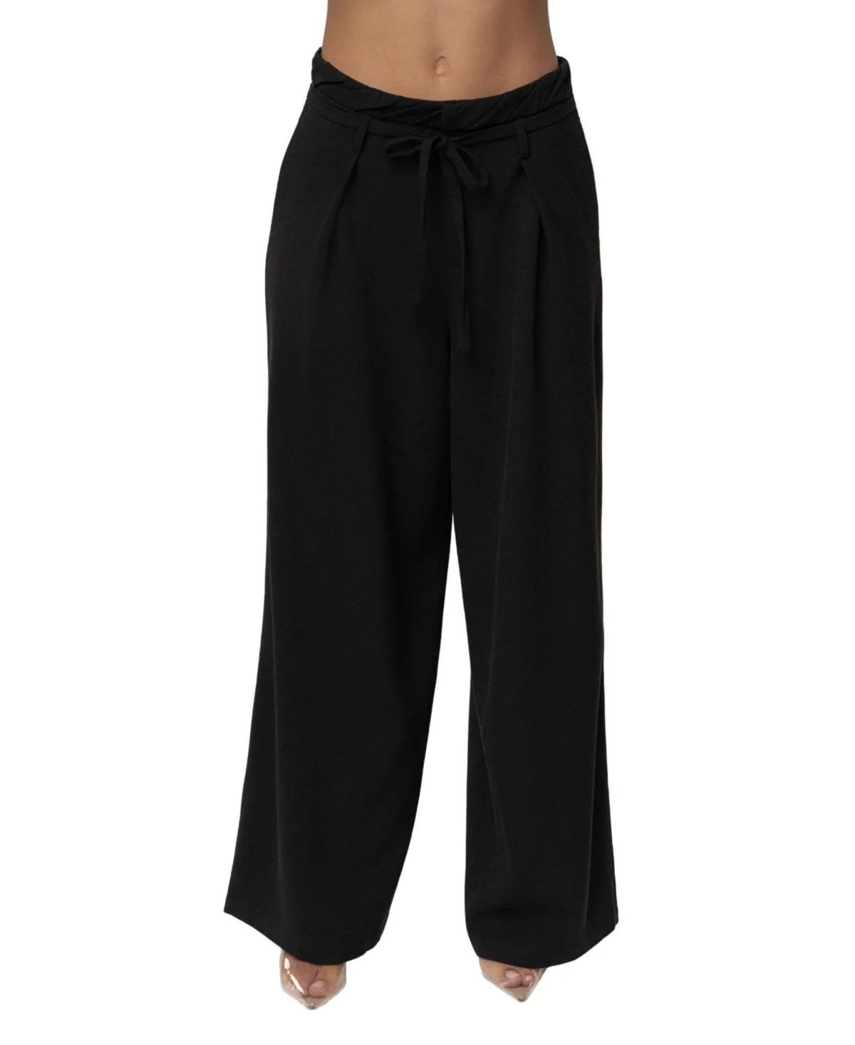 Refined Ease High-Waisted Wide-Leg Pleated Pants by Jluxlabel