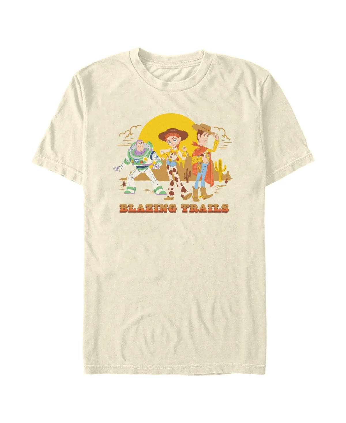Disney Pixar Toy Story Woody and Jessie Around the World Travel Graphic T-Shirt by Fifth Sun