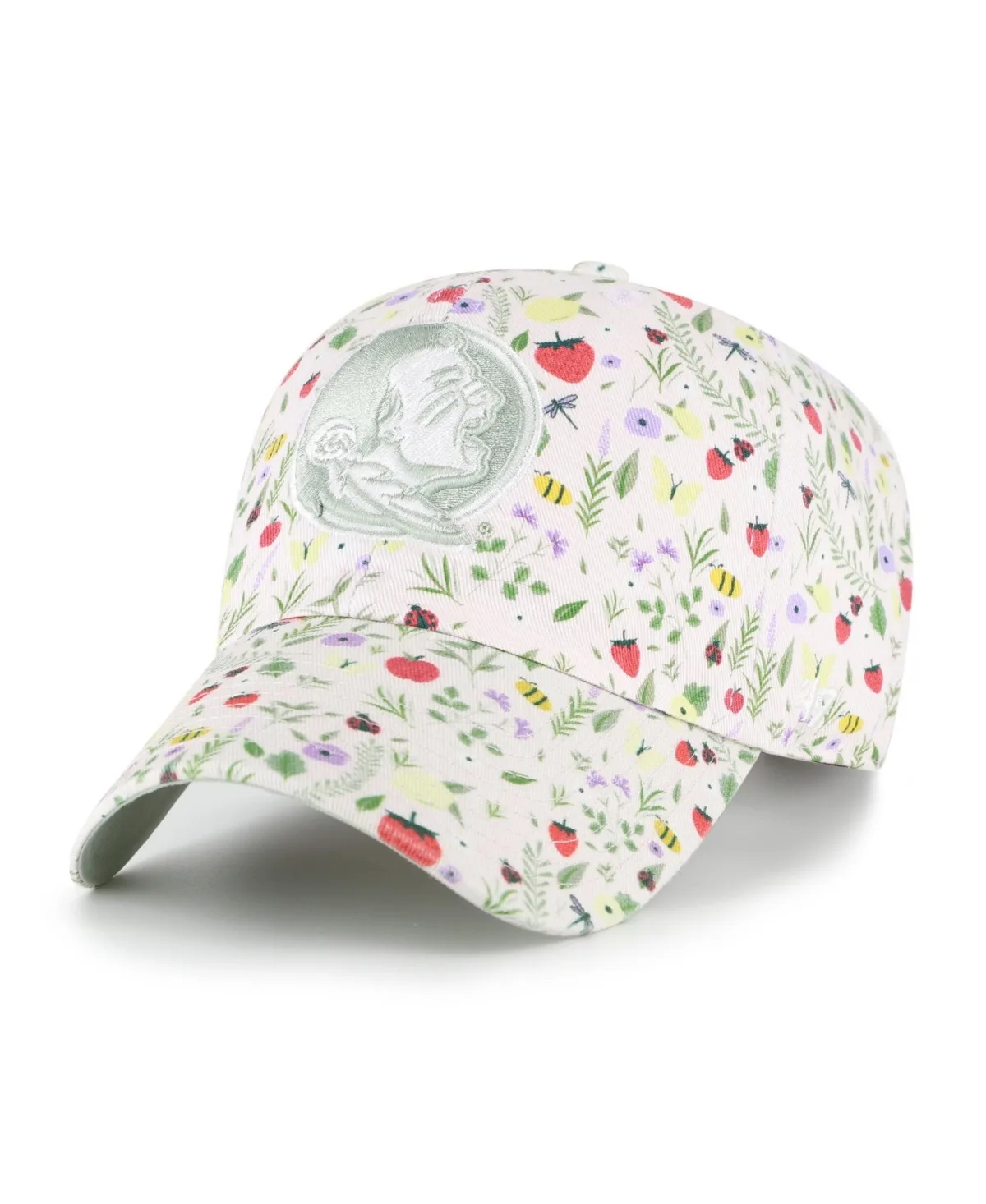 Florida State Seminoles Posey Floral-Print Adjustable Clean Up Hat by 47 Brand