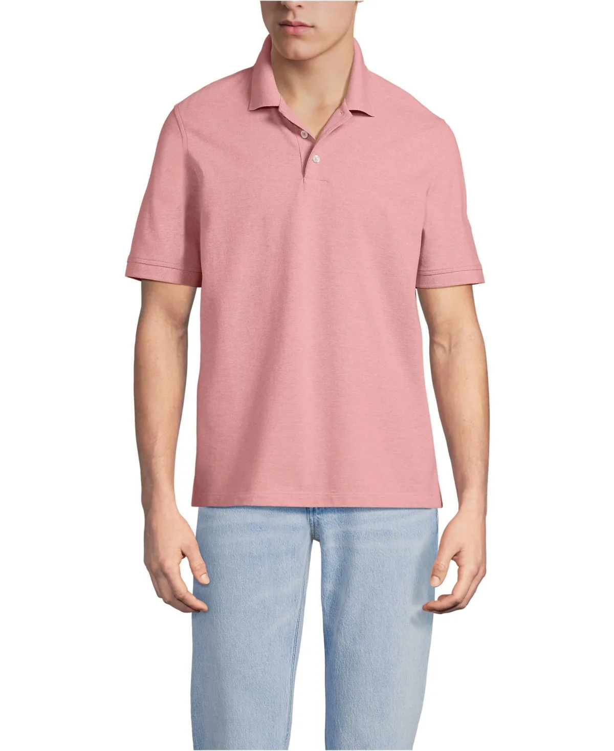 Short Sleeve Performance Mesh Pique Polo by Lands' End