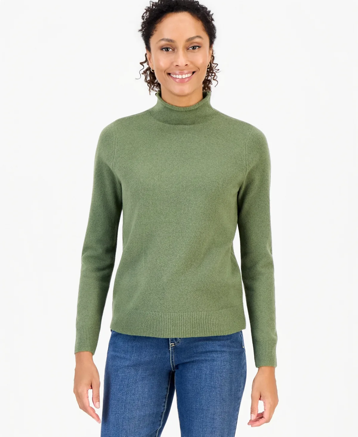 Luxsoft Mock Neck Sweater