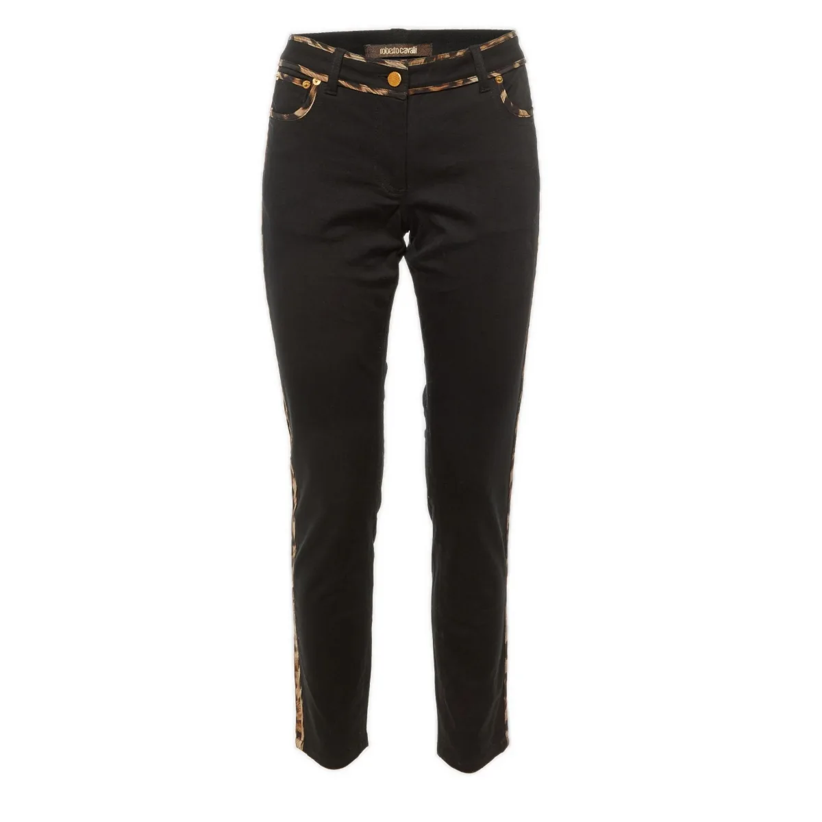 Pre-Owned Denim Slim Fit Jeans by Roberto Cavalli