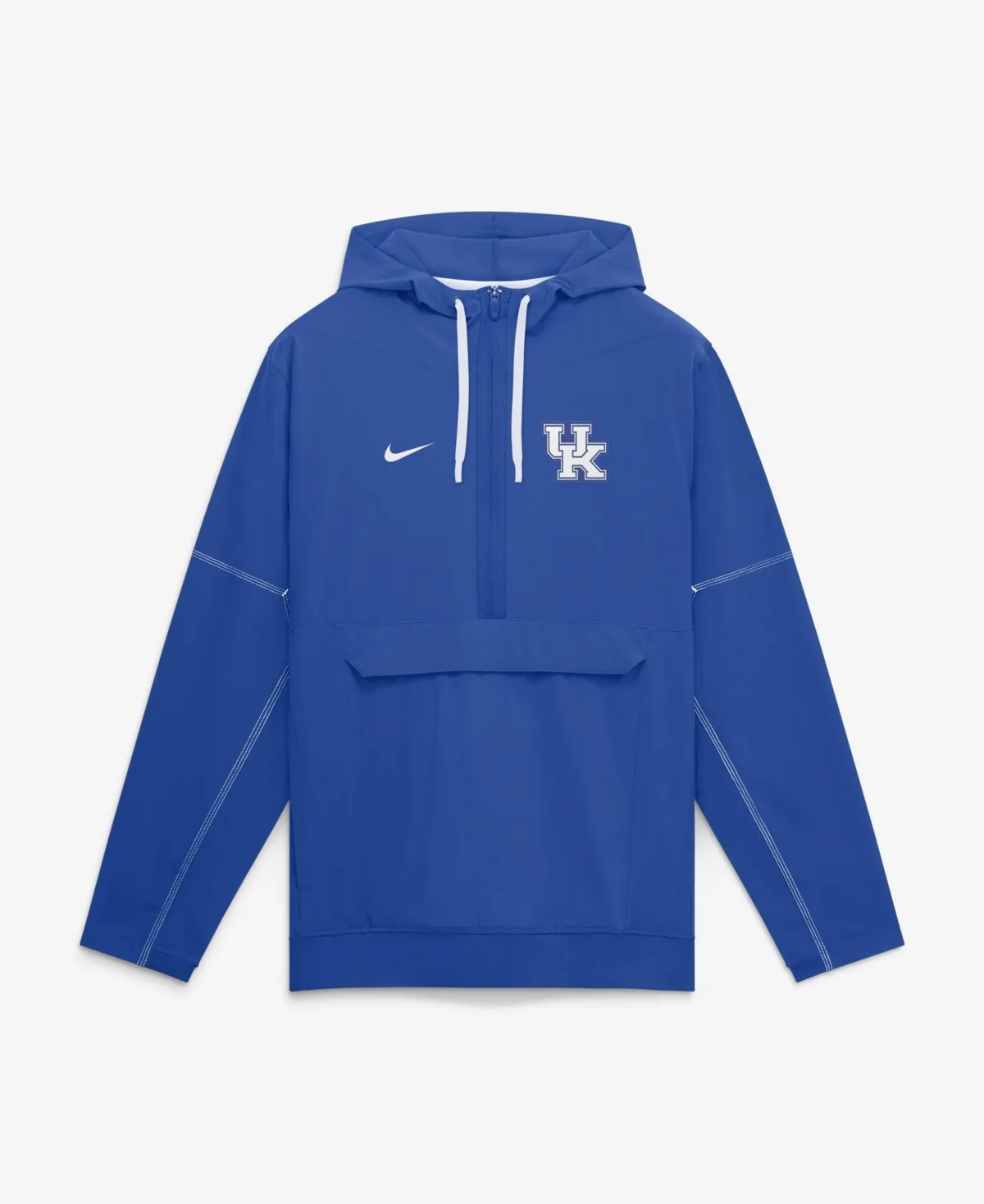 Kentucky Wildcats 2026 Sideline Water-Repellent Half-Zip Hooded Jacket by Nike