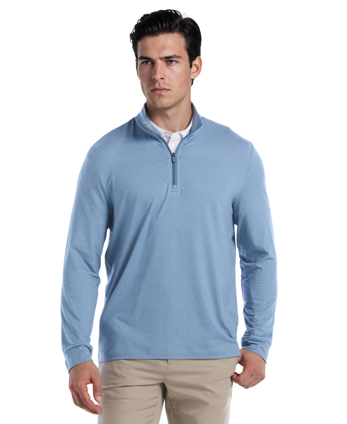 Textured Geo Golf Quarter-Zip Pullover by Pga Tour
