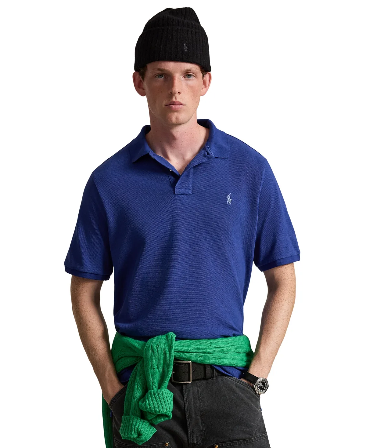 Classic-Fit Mesh Polo Shirt by Polo Ralph Lauren