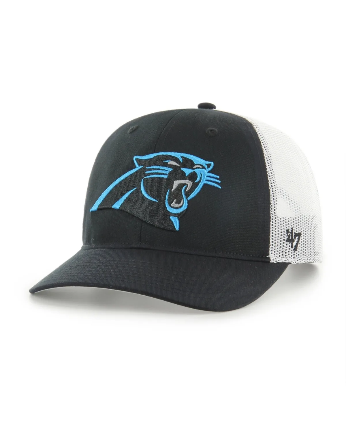 Carolina Panthers Embroidered Trucker Hat by 47 Brand