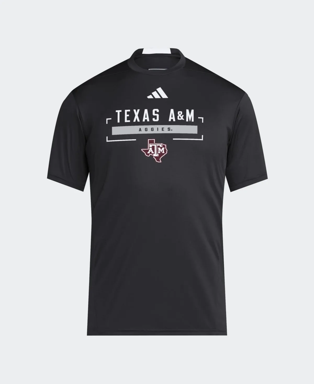 D4T Texas A&M Aggies Slim-Fit Crewneck T-Shirt by adidas