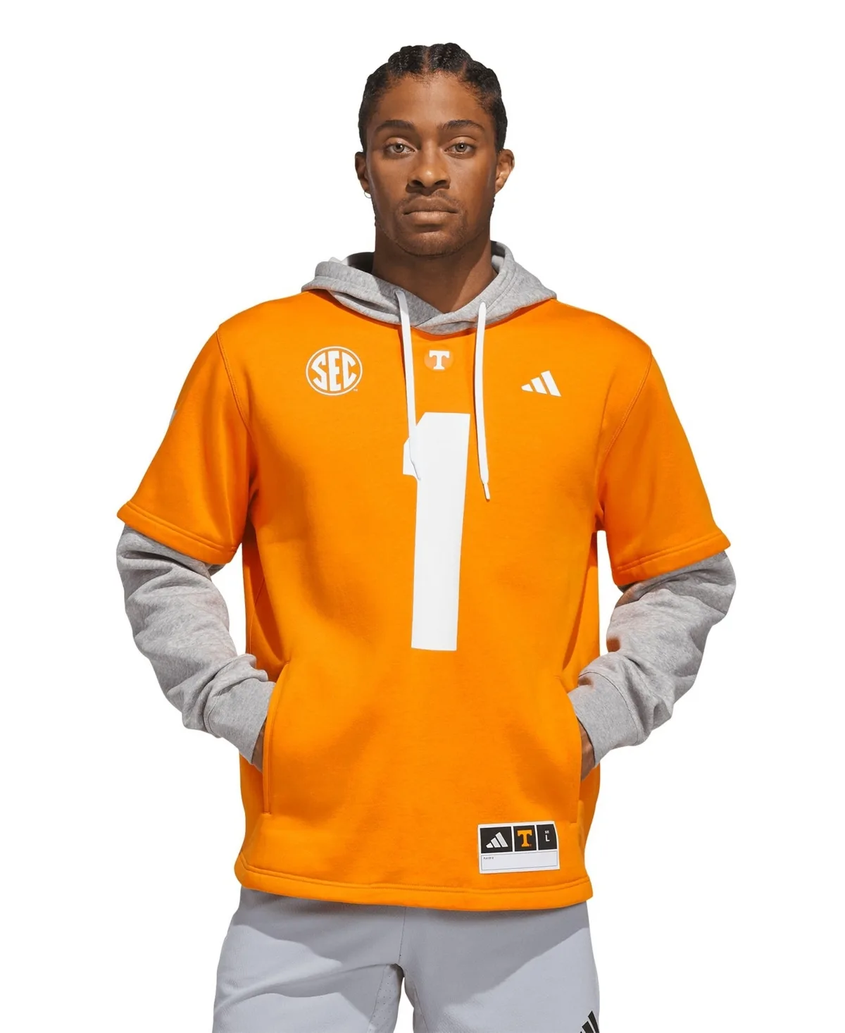 Volunteers Hooded Long-Sleeve Jersey by adidas