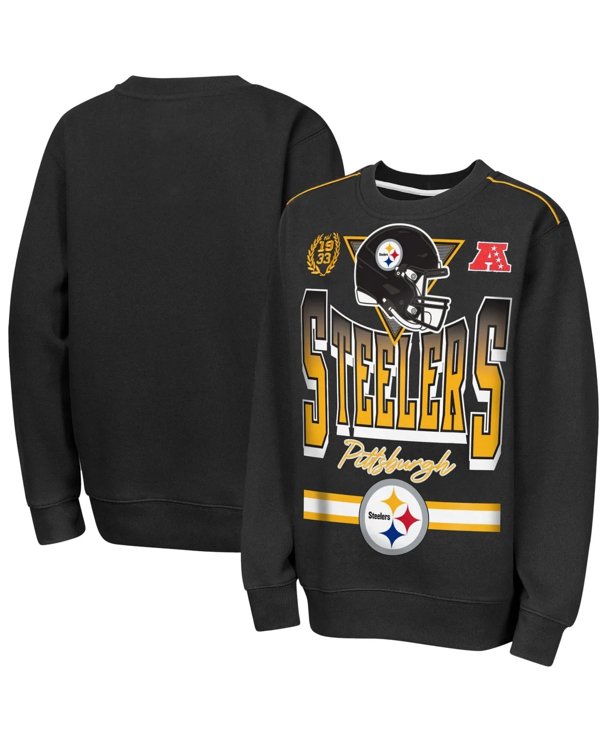 Pittsburgh Steelers Run Gun Fleece Sweatshirt by Outerstuff