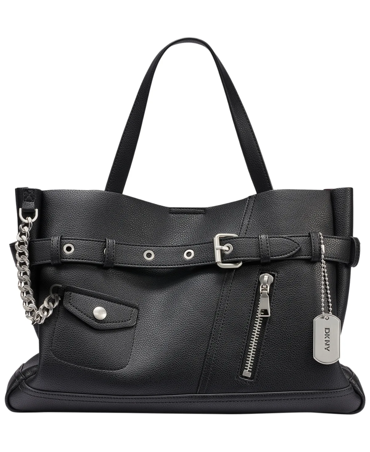 Bryar Structured Large Satchel Handbag by DKNY