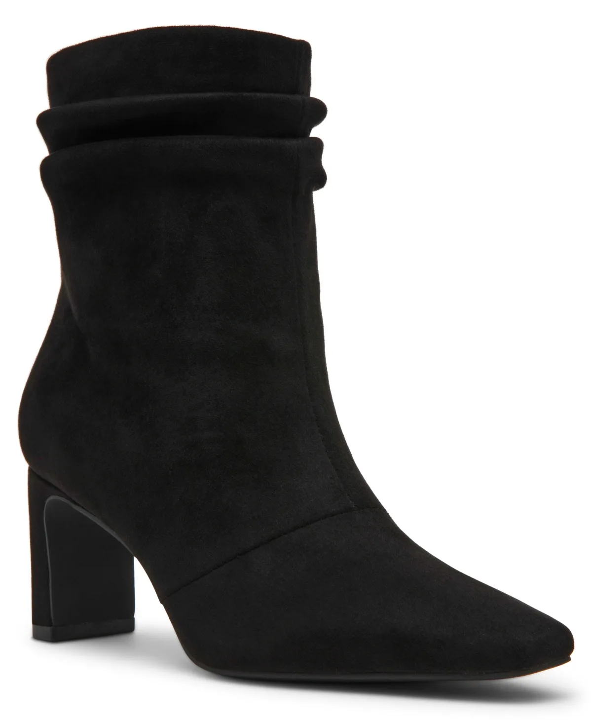 Cabrini Block Heel Square Toe Booties by Anne Klein