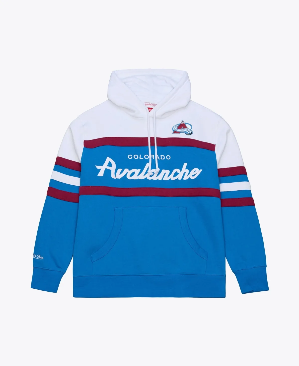 Colorado Avalanche Head Coach Fleece Hoodie by Mitchell & Ness
