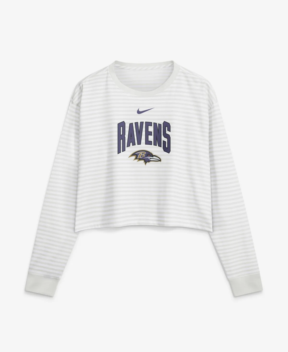 Baltimore Ravens Loose Fit Crop Top by Nike