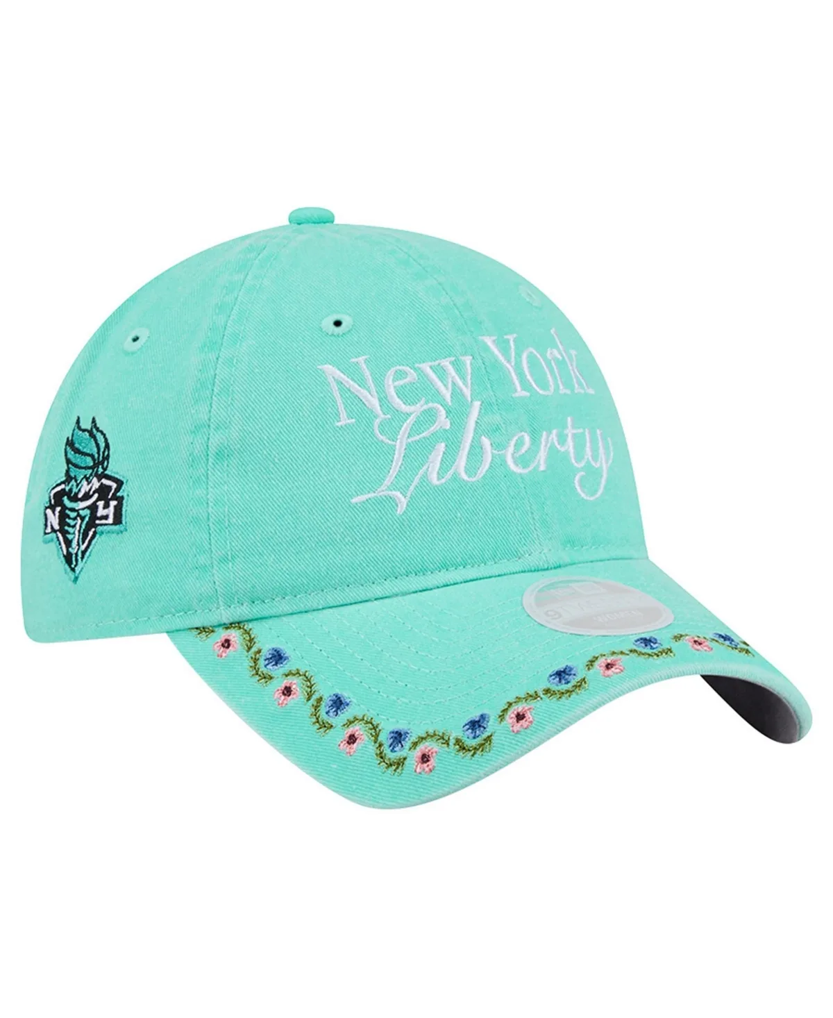 New York Liberty Floral Adjustable Baseball Cap by New Era