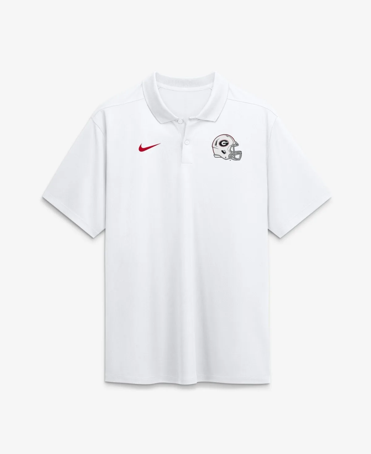 Georgia Bulldogs White Out Victory Dri-Fit Polo Shirt