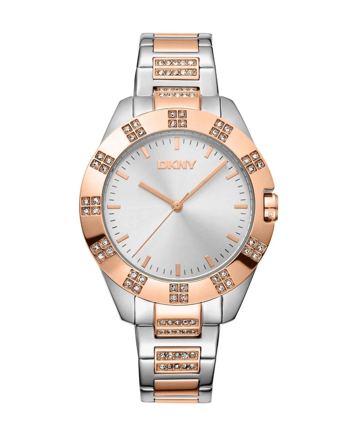 Evening Quartz Water-Resistant Two-Tone Stainless Steel Bracelet Watch, 36mm