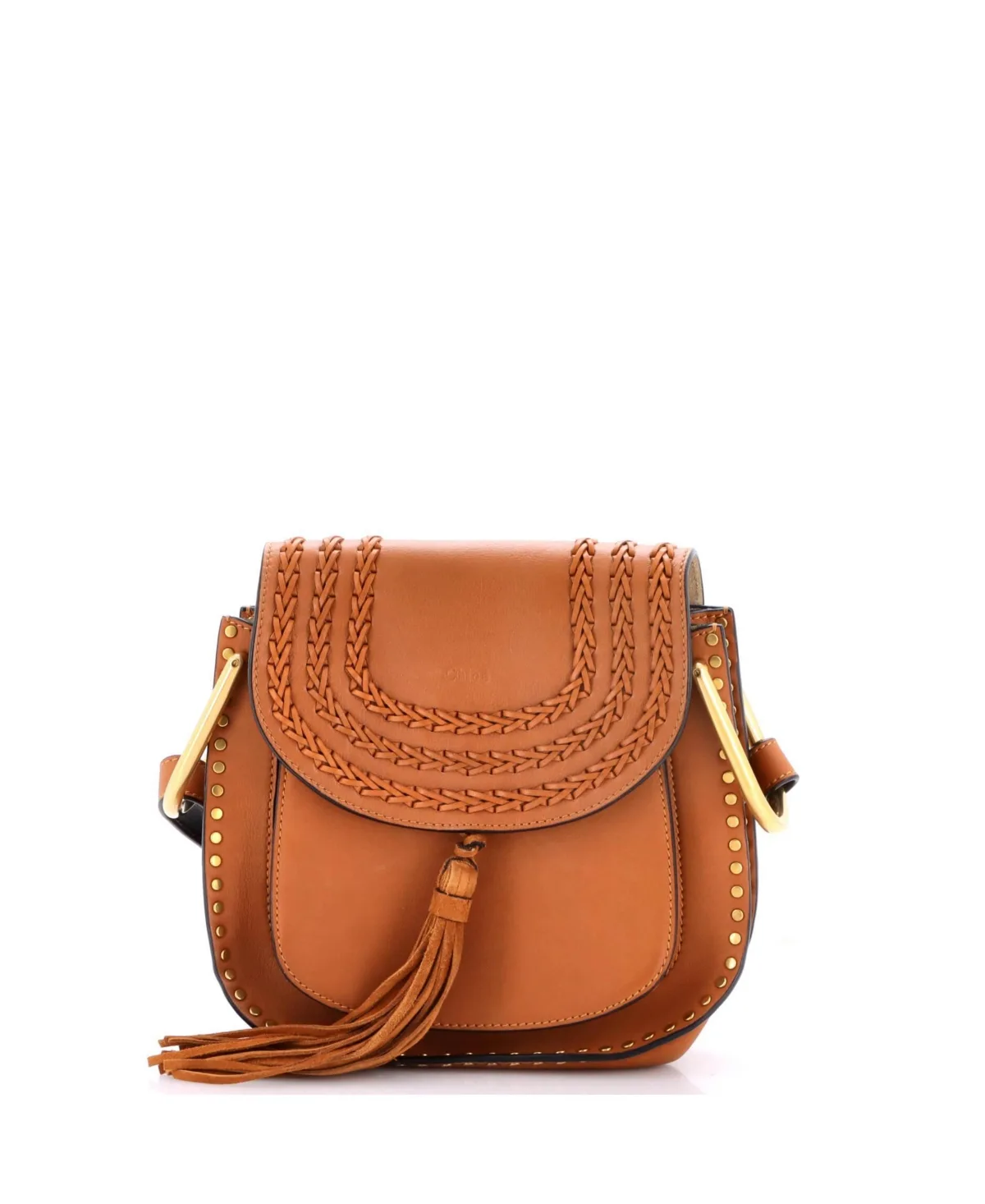 Pre-Owned Small Hudson Handbag Whipstitch Leather by Chloé