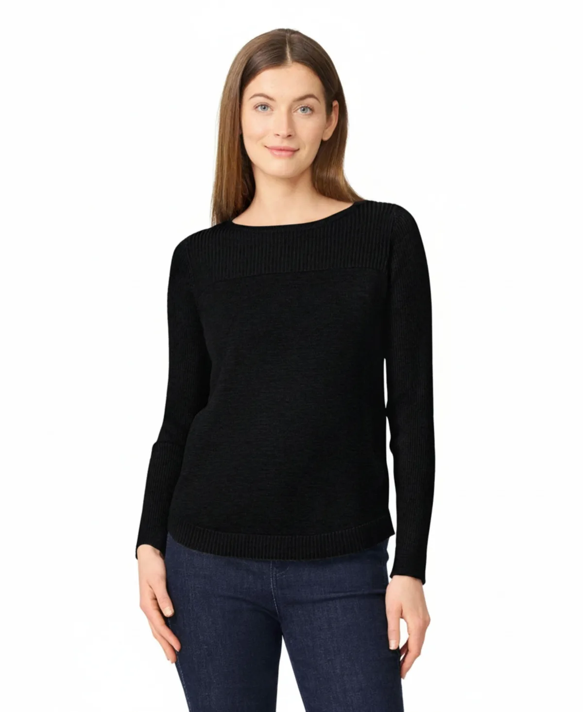 Melissa Boat Neck Long-Sleeve Sweater by PAIGE