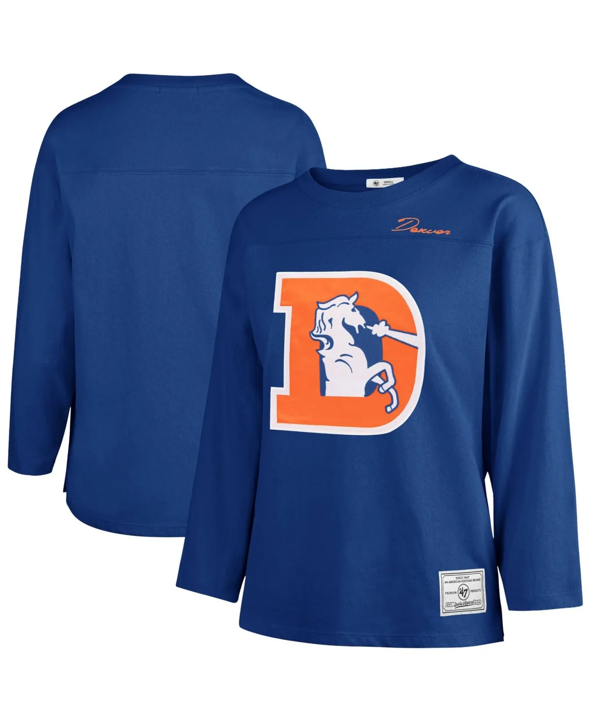 Denver Broncos Game Nod Timeless Long-Sleeve T-Shirt by 47 Brand