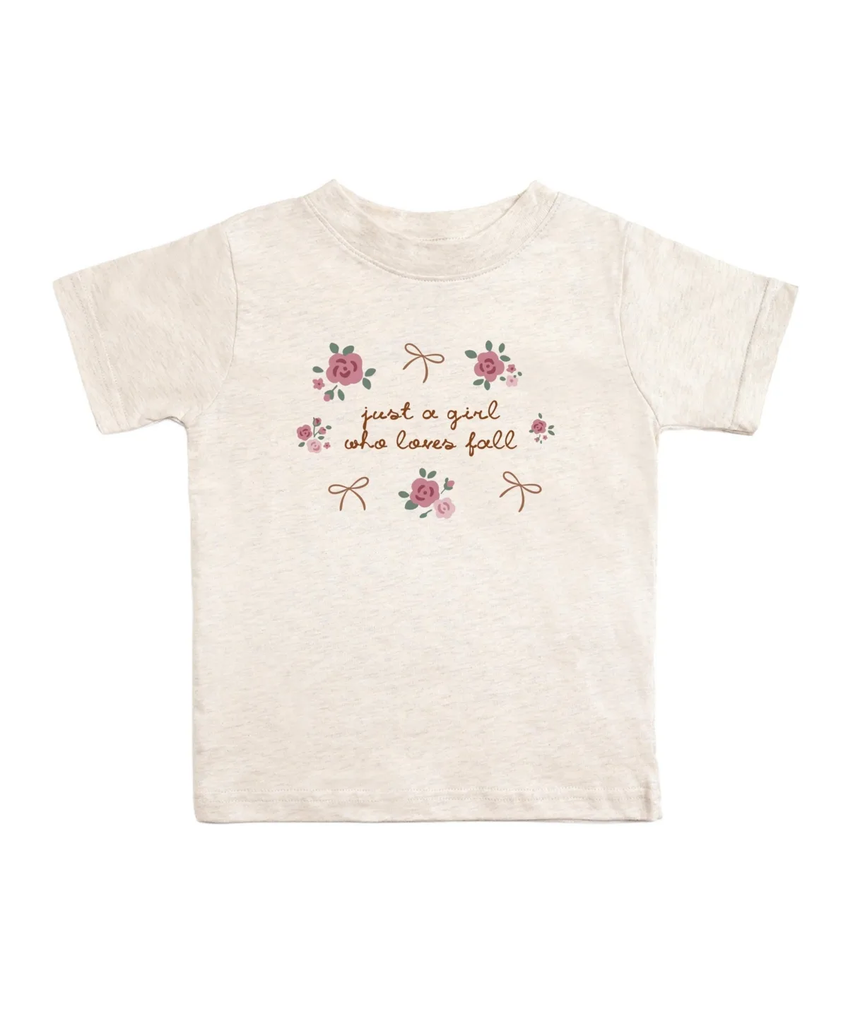 Just a Fall Girl Short Sleeve T-Shirt by Sweet Wink