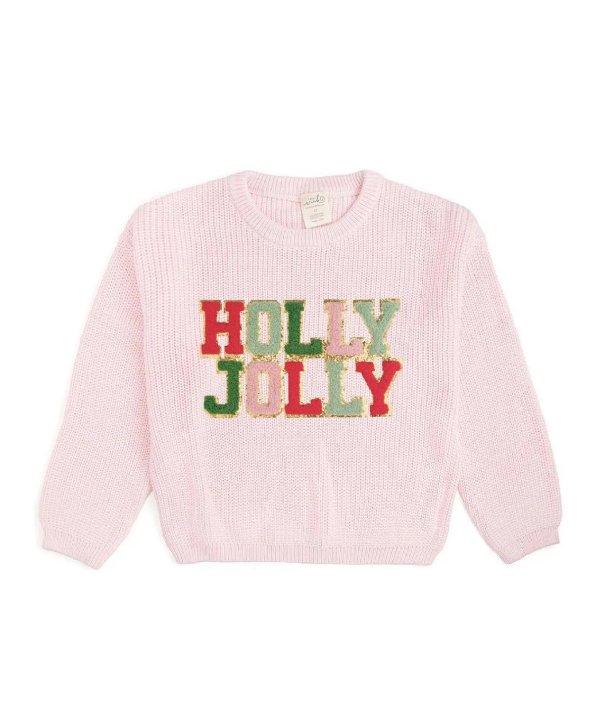 Holly Jolly Christmas Long-Sleeve Sweater by Sweet Wink