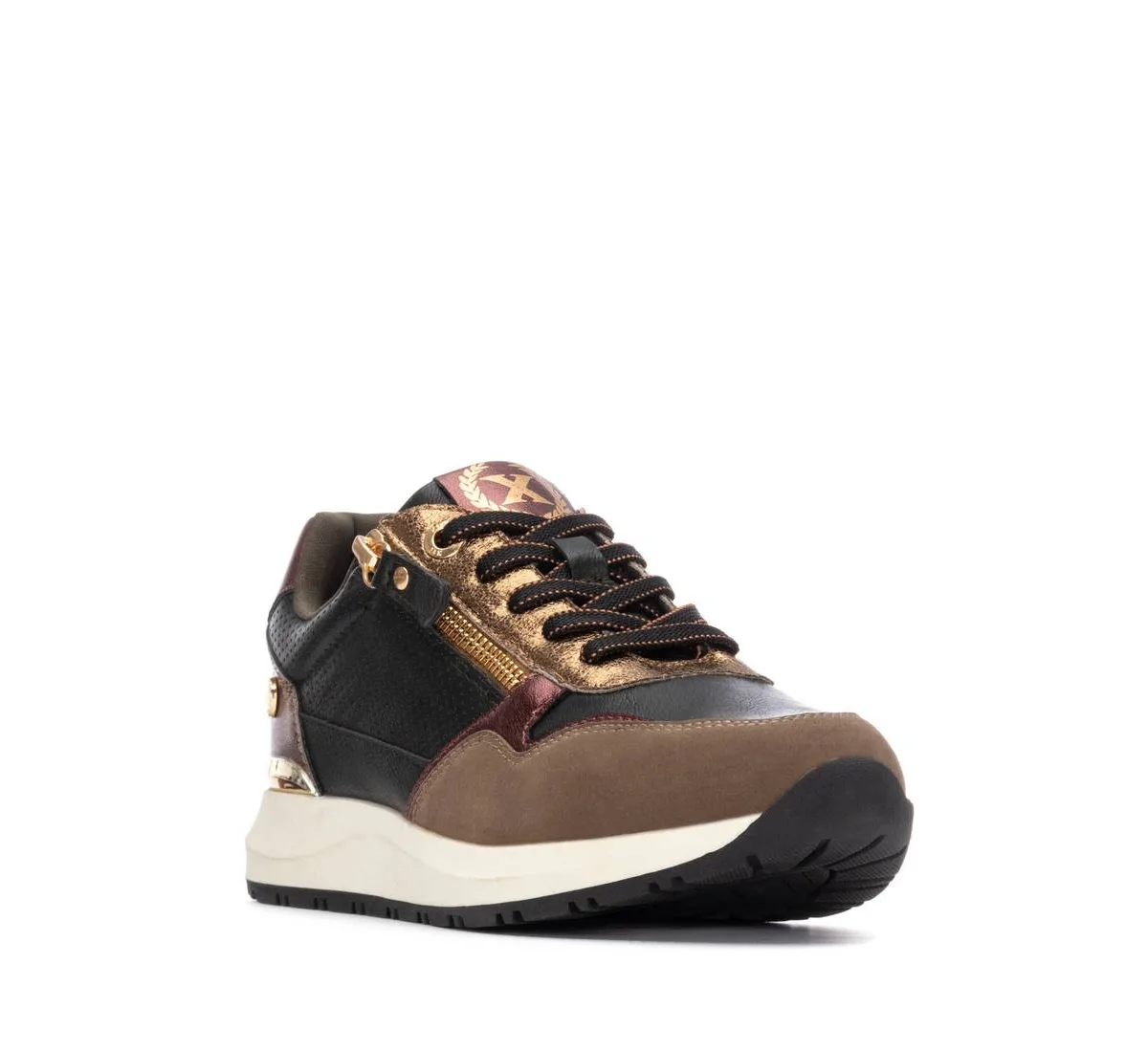 Side Zipper Casual Sneakers