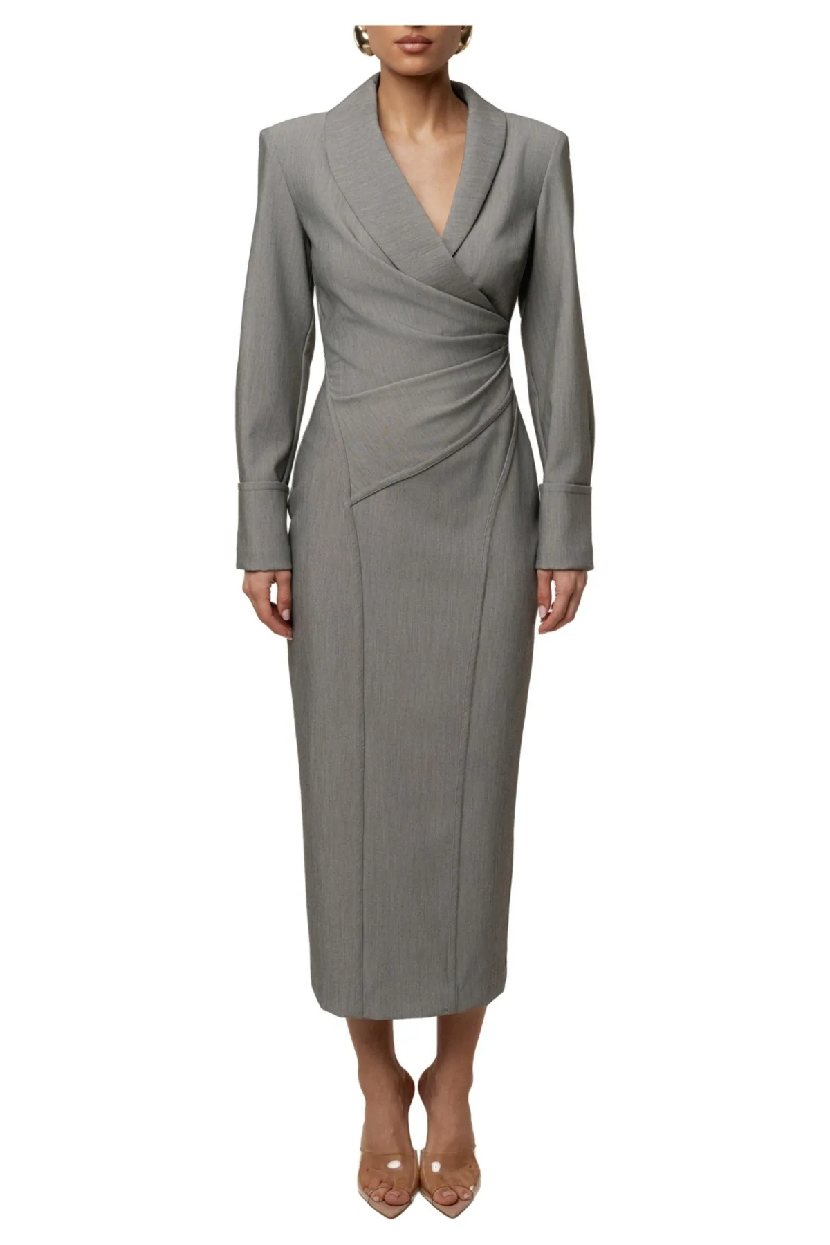 Manifest Blazer Midi Dress by Jluxlabel
