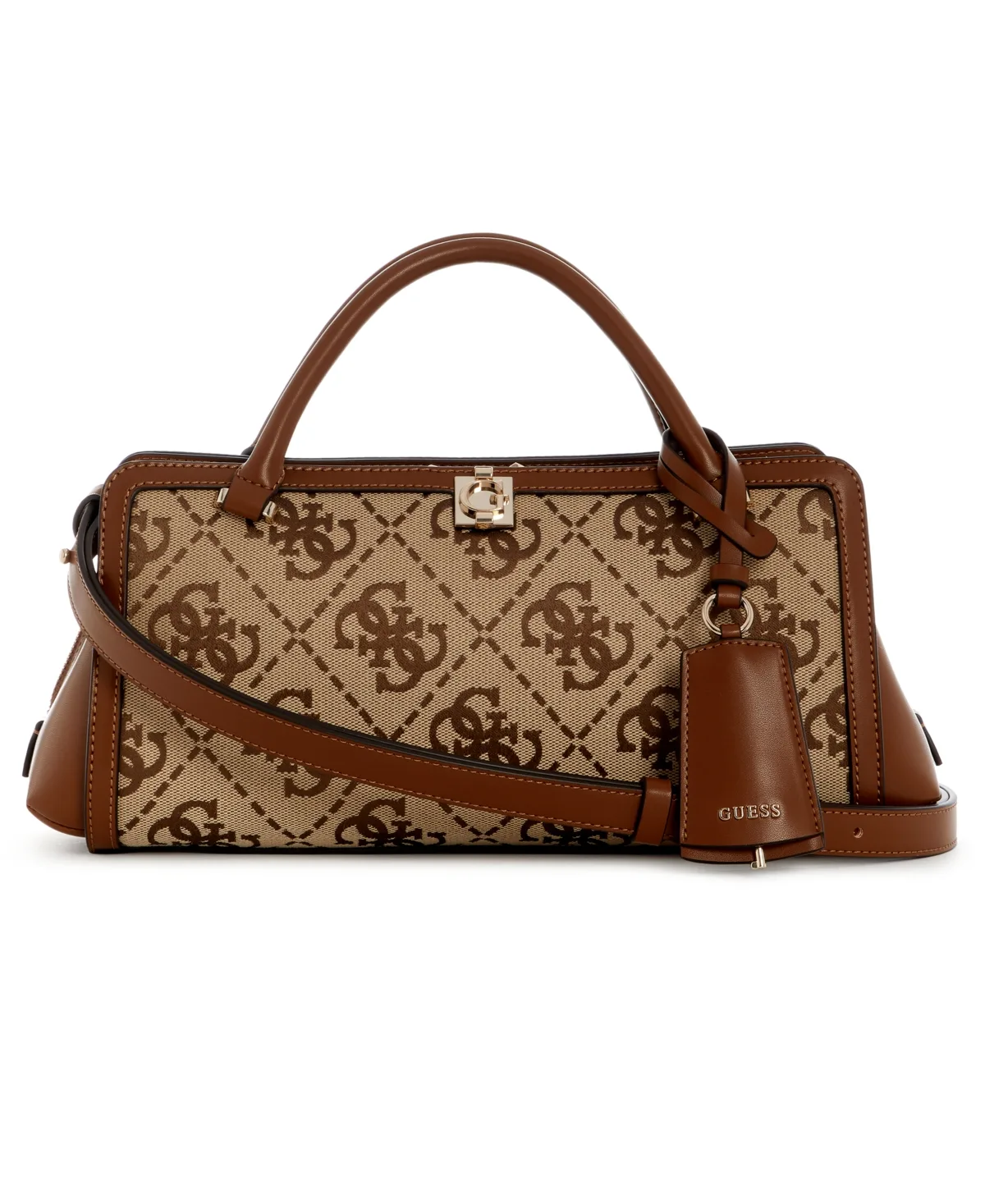 Audrey Logo Large Satchel Handbag by GUESS