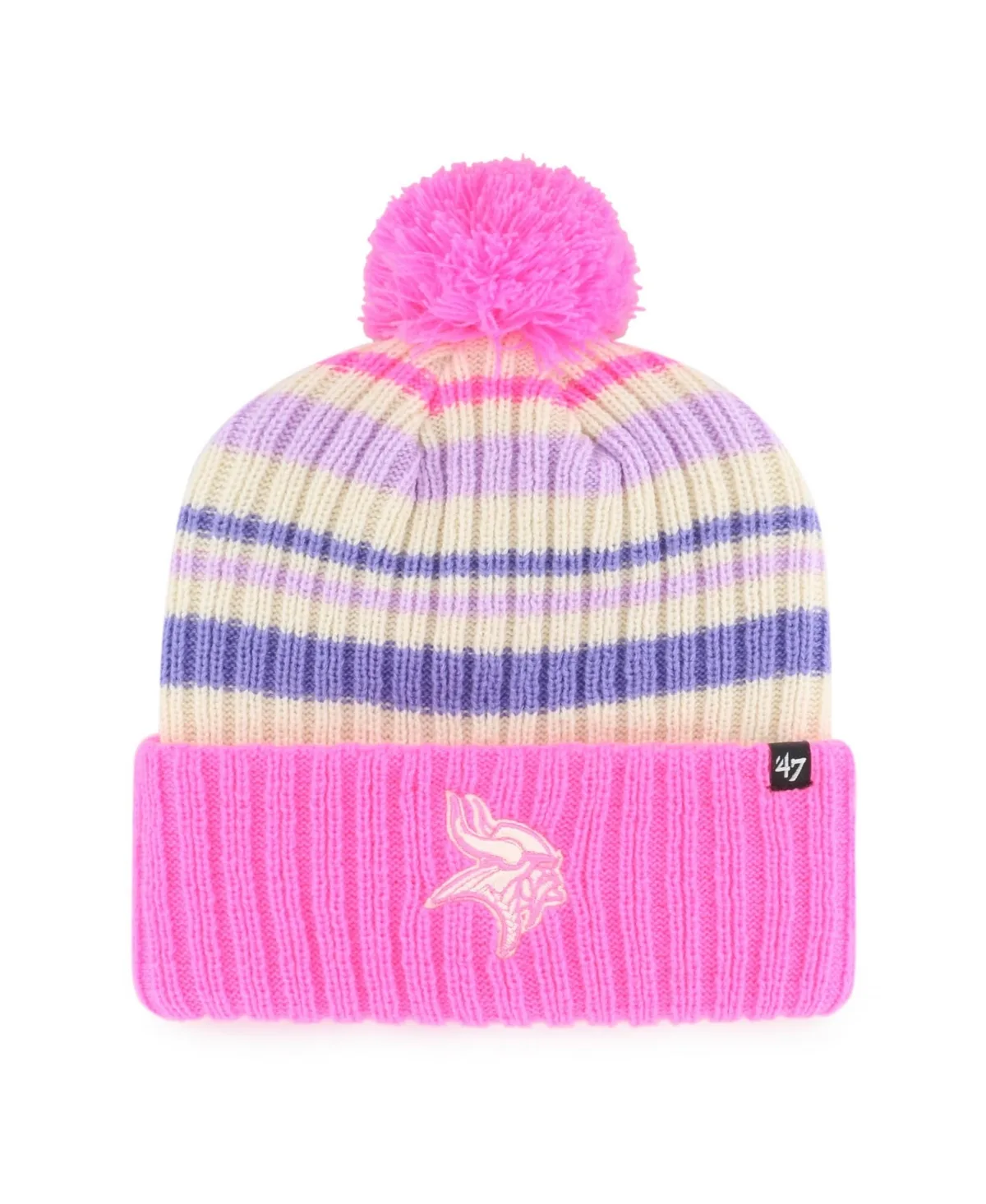 Minnesota Vikings Snow Fort Cuffed Knit Hat by 47 Brand