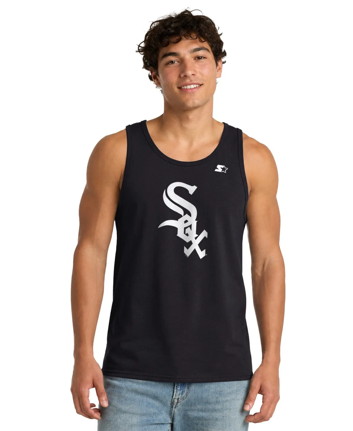 Chicago White Sox Screen-Print Graphics Classic Fit Tank Top by Starter