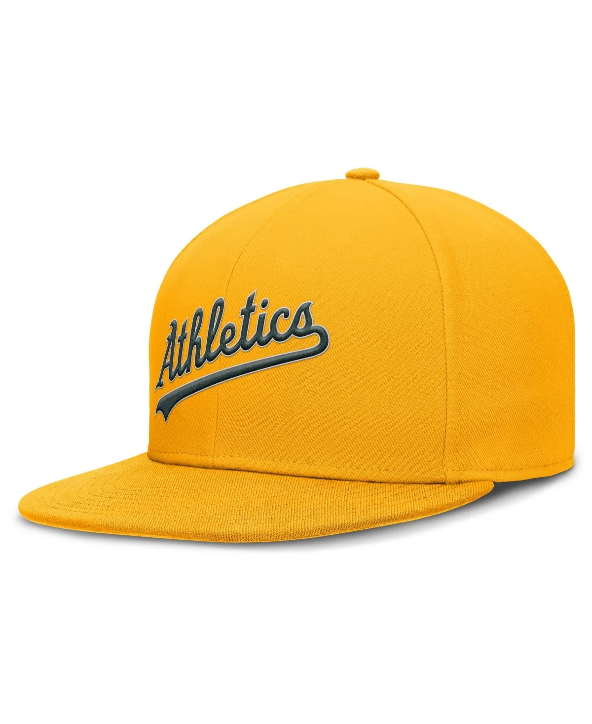 Oakland Athletics Fitted Flat Bill True Baseball Cap by Nike
