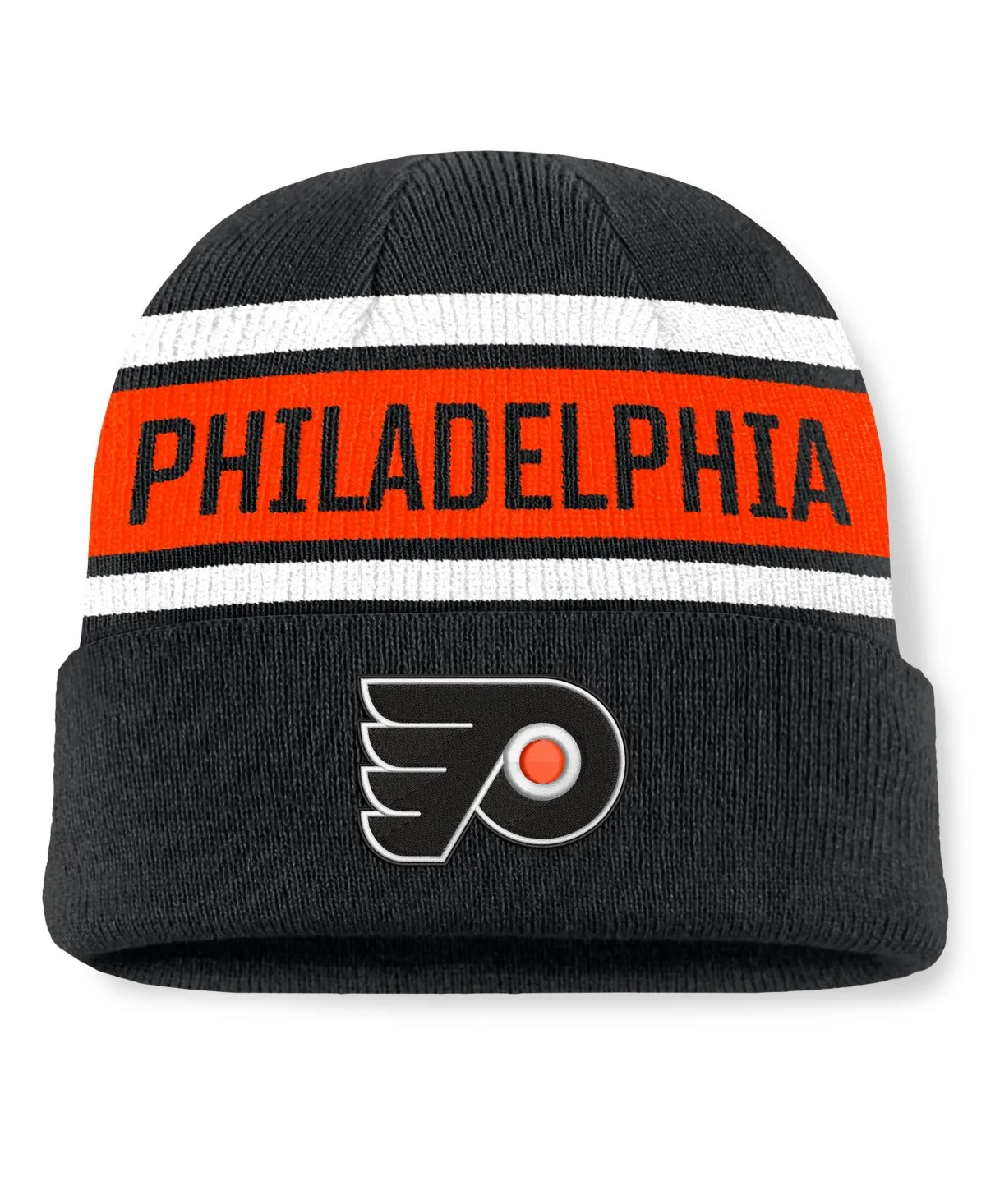 Philadelphia Flyers Heritage Cuffed Knit Hat by Fanatics