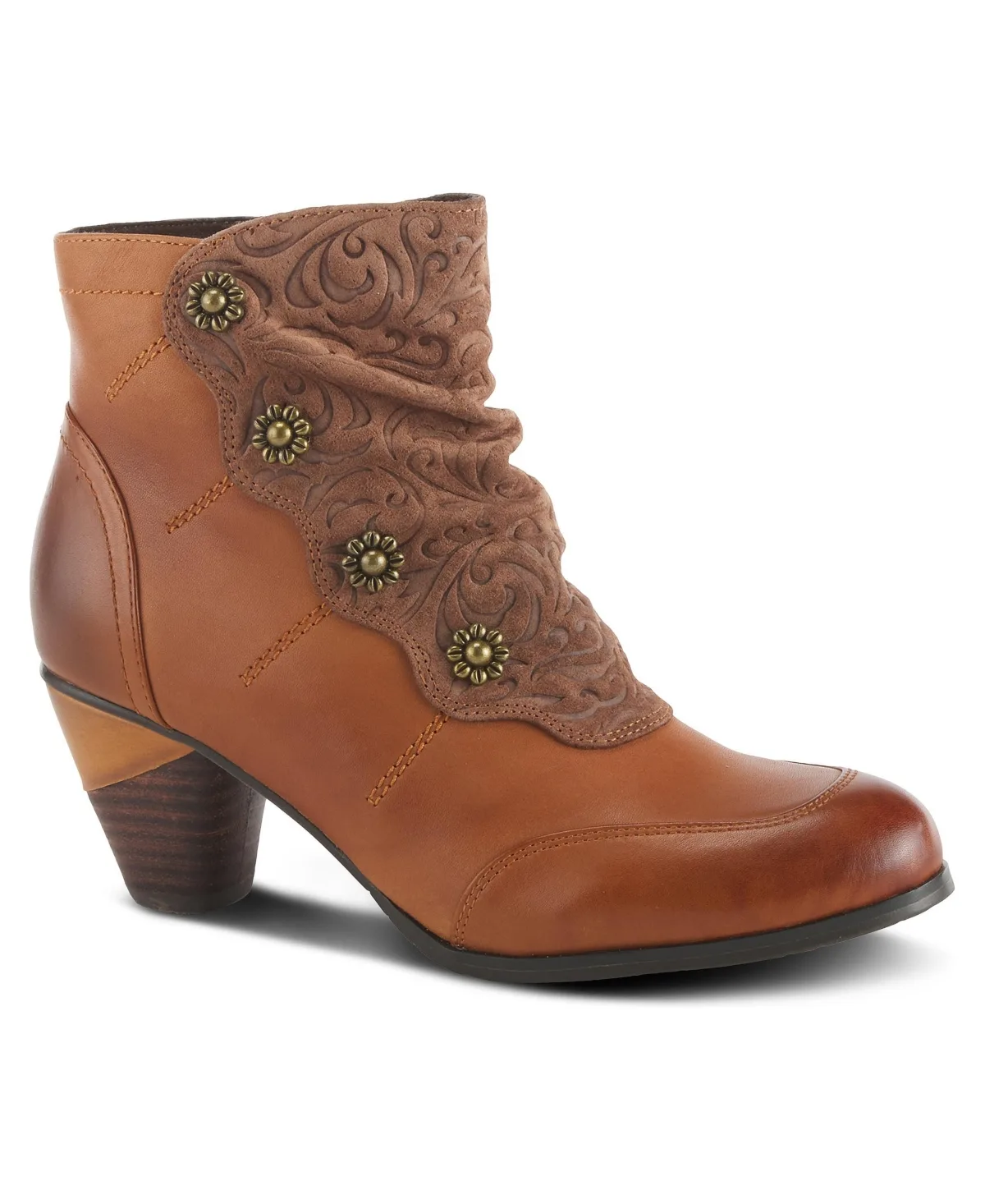 Spring Step Belgard Bootie Shoe with Suede Upper