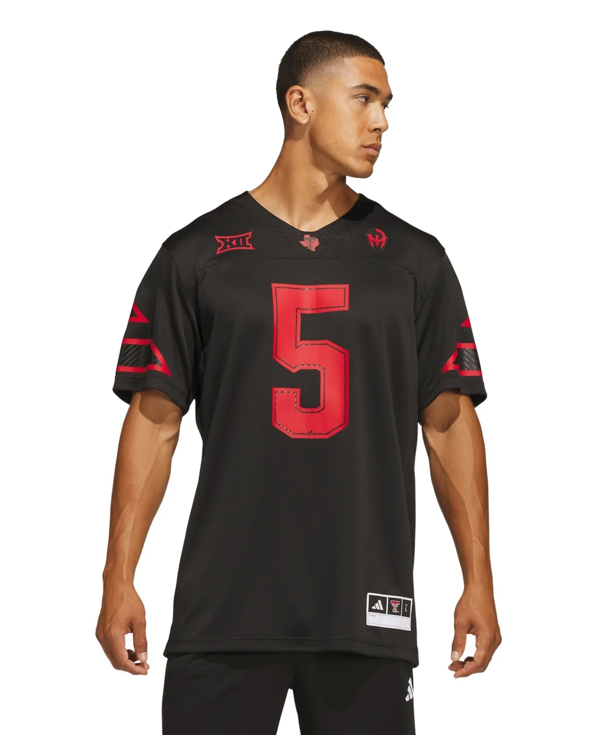 Patrick Mahomes Texas Tech Red Raiders Lets Ride Premier Jersey by adidas