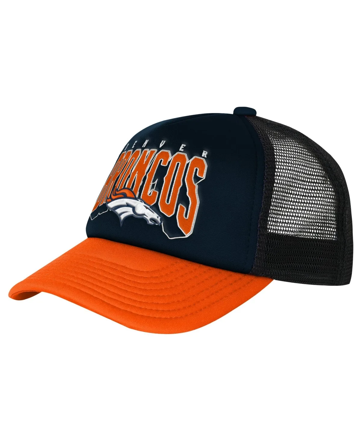 Denver Broncos Handoff Foam Front Panel Trucker Hat by Outerstuff