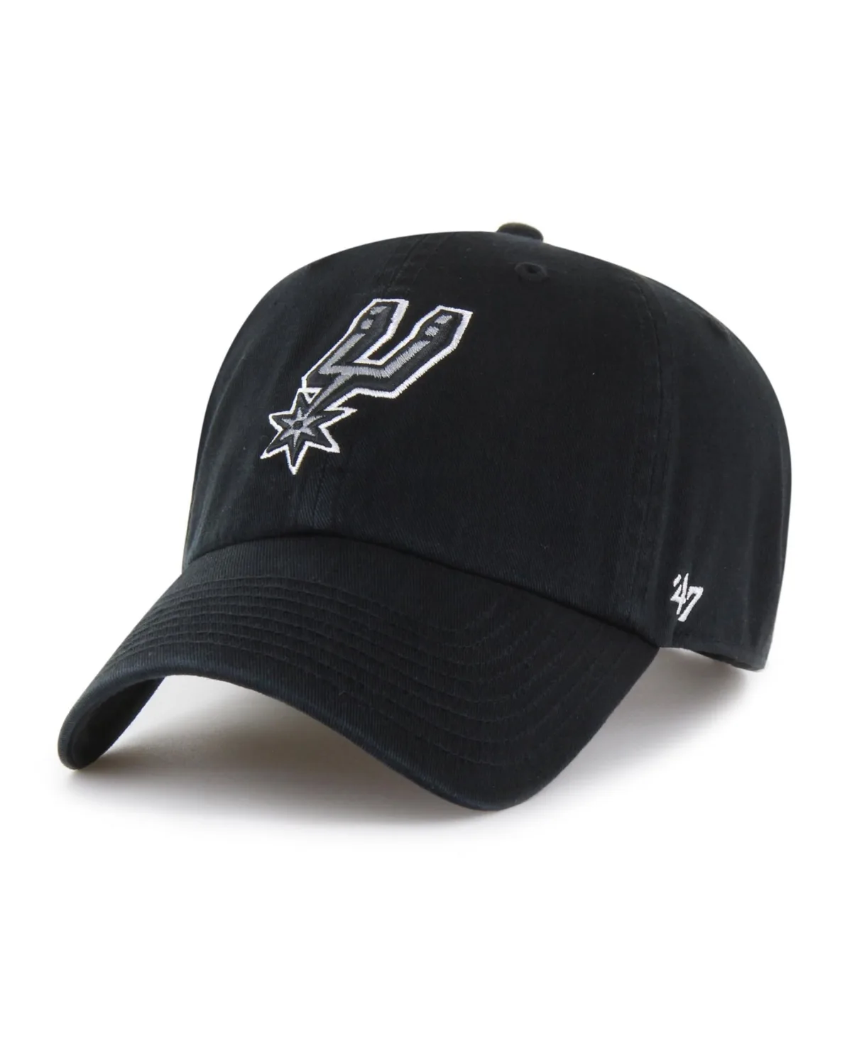 San Antonio Spurs Adjustable Clean Up Baseball Cap by 47 Brand