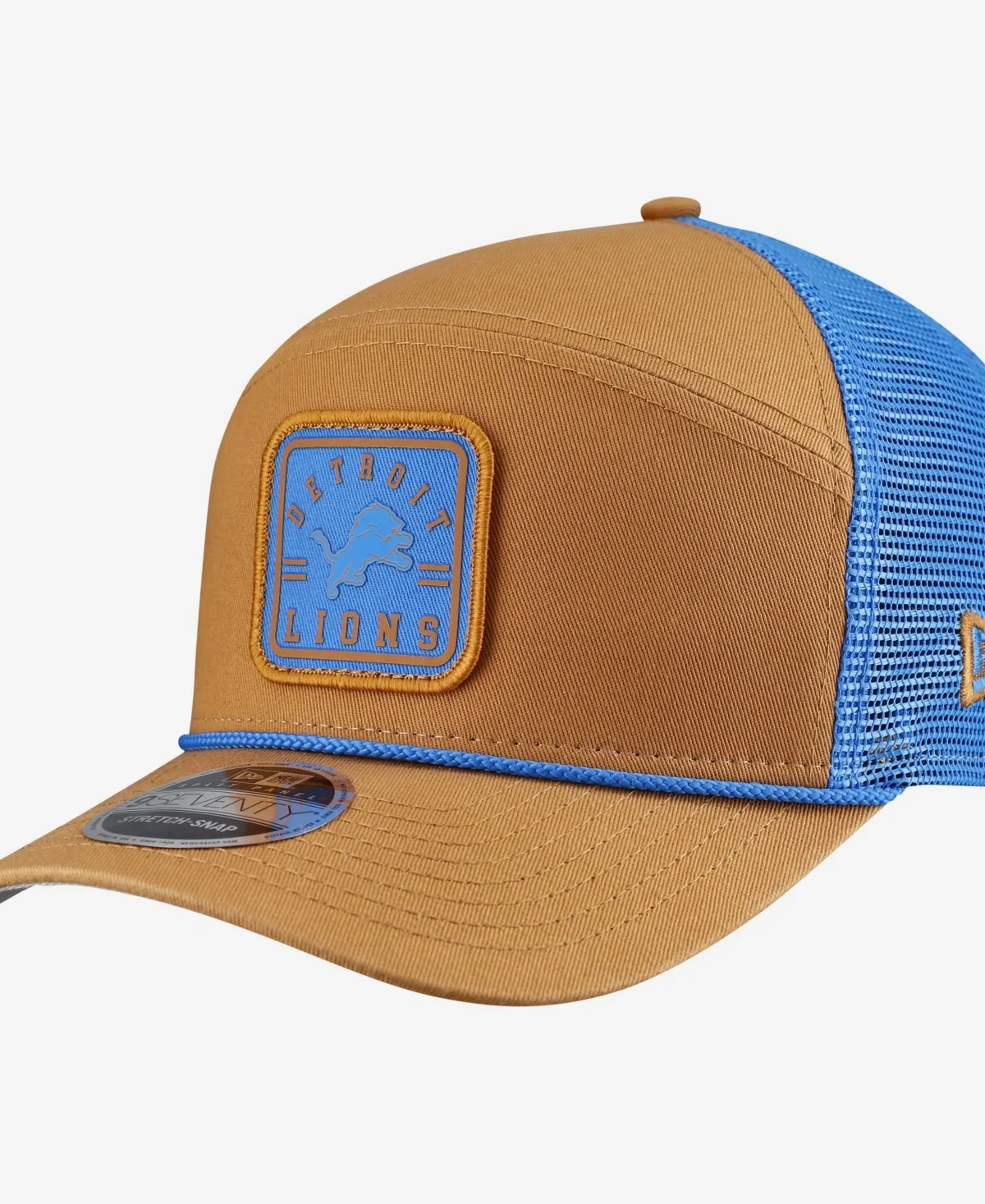 Detroit Lions Team Patch Split Panel 9SEVENTY Adjustable Trucker Hat