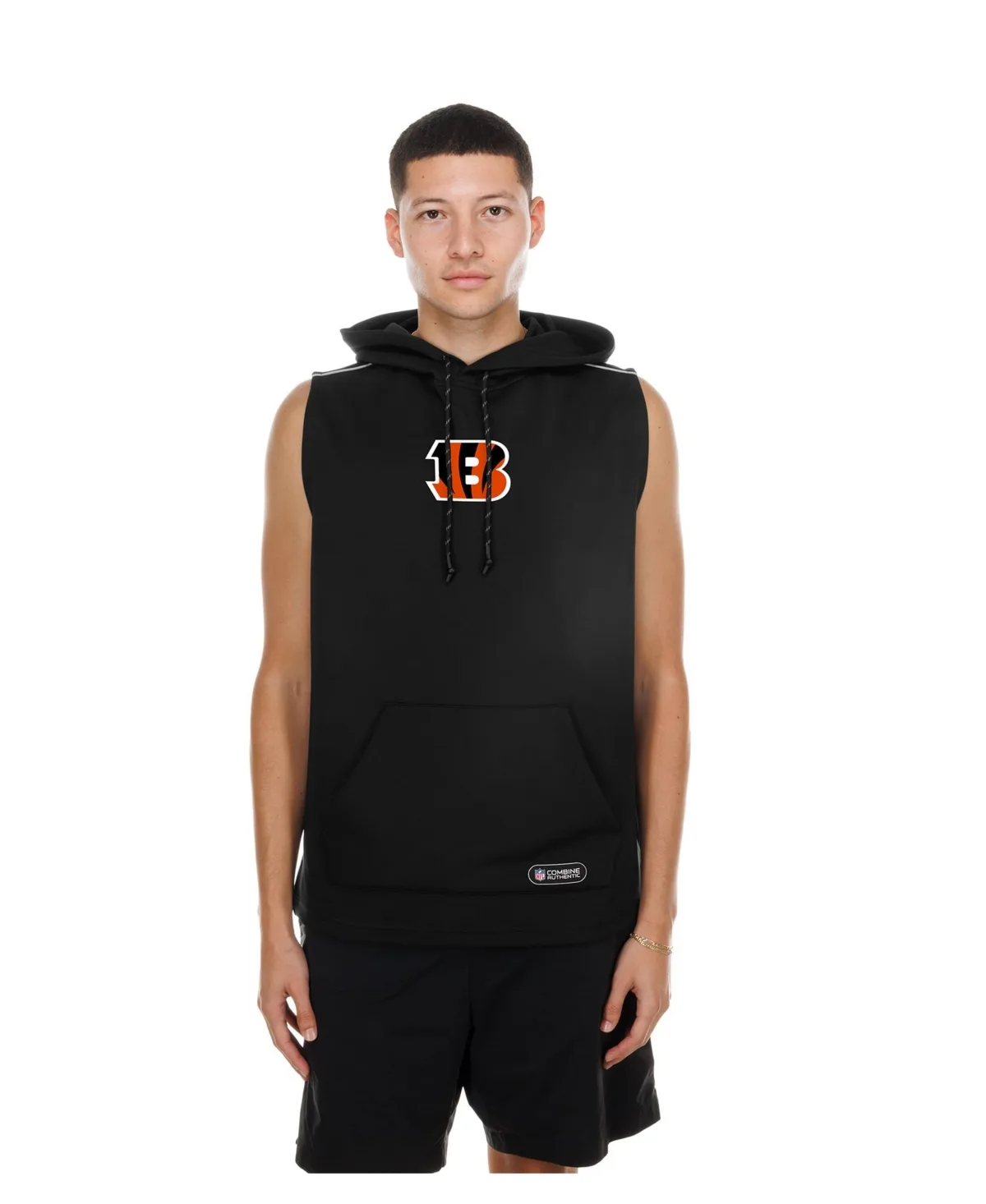 Cincinnati Bengals Combine Authentic Sleeveless Hoodie by New Era