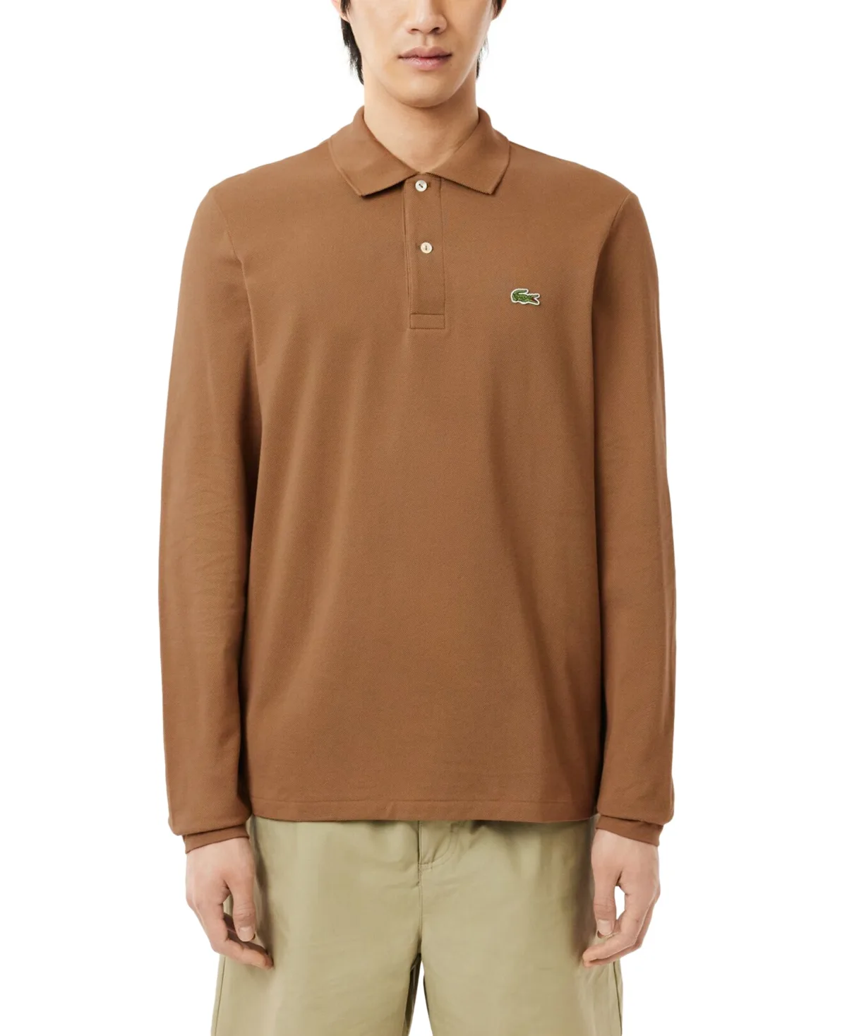 Classic Fit Long-Sleeve Polo Shirt by Lacoste
