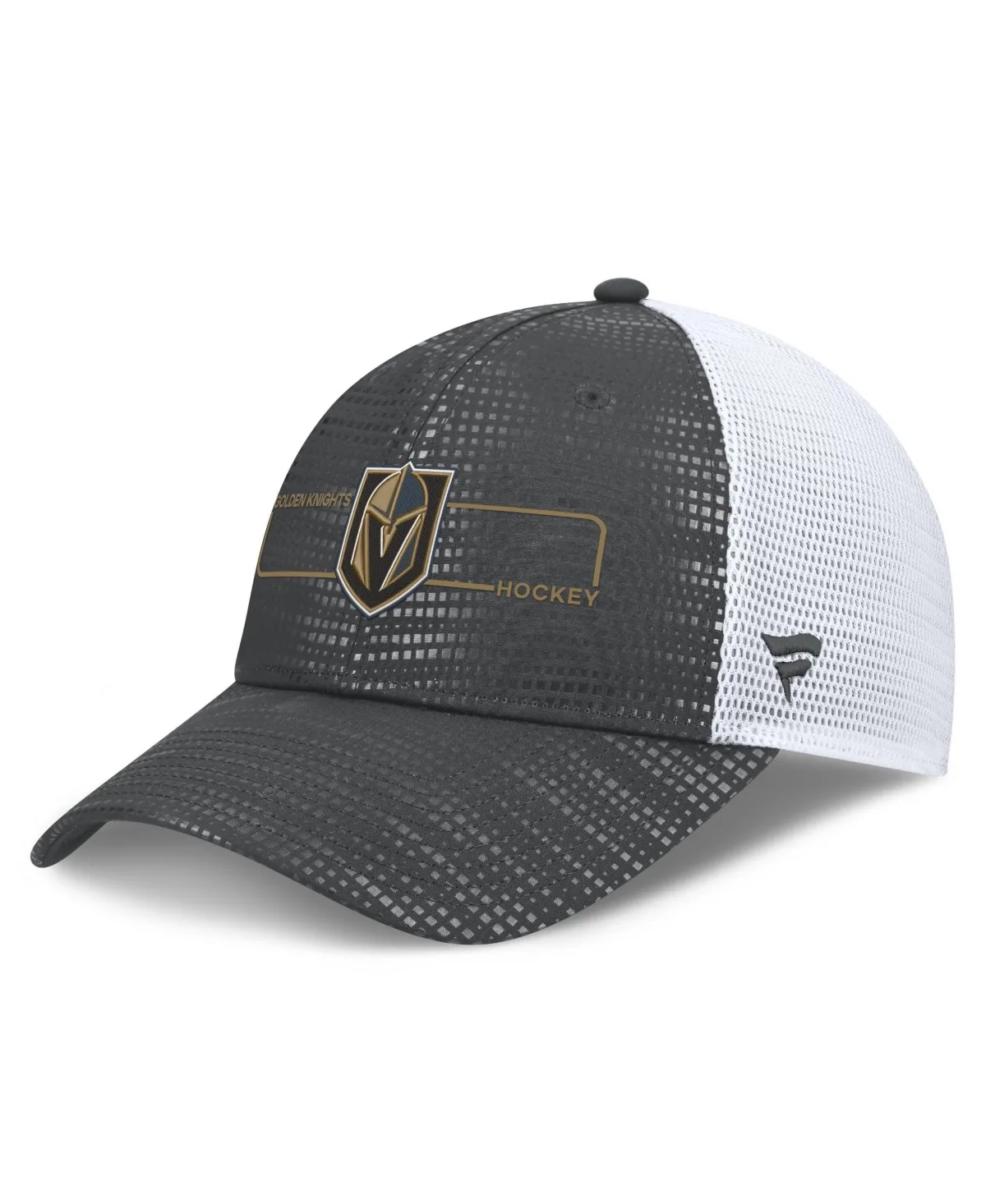Vegas Golden Knights Rink Embroidered Logo Trucker Hat by Fanatics