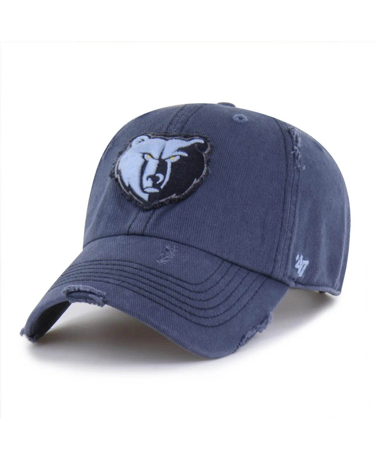 Memphis Grizzlies Weathered Clean Up Adjustable Hat by 47 Brand