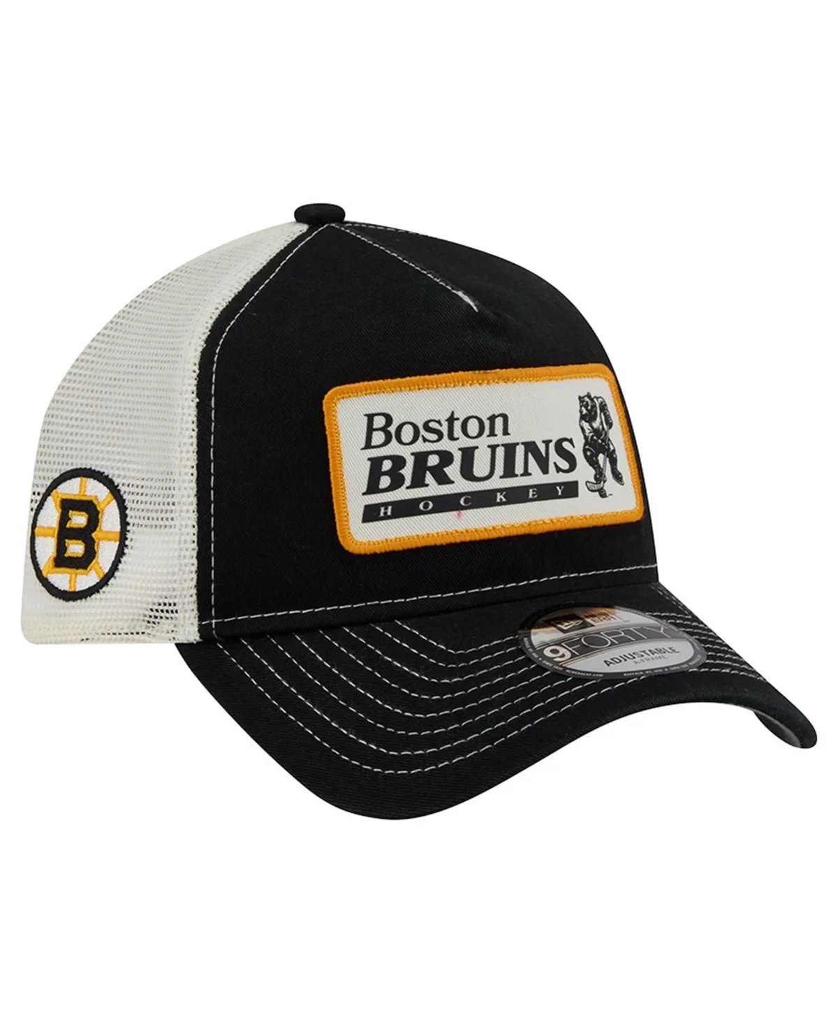 Boston Bruins 9FORTY A-Frame Adjustable Trucker Hat