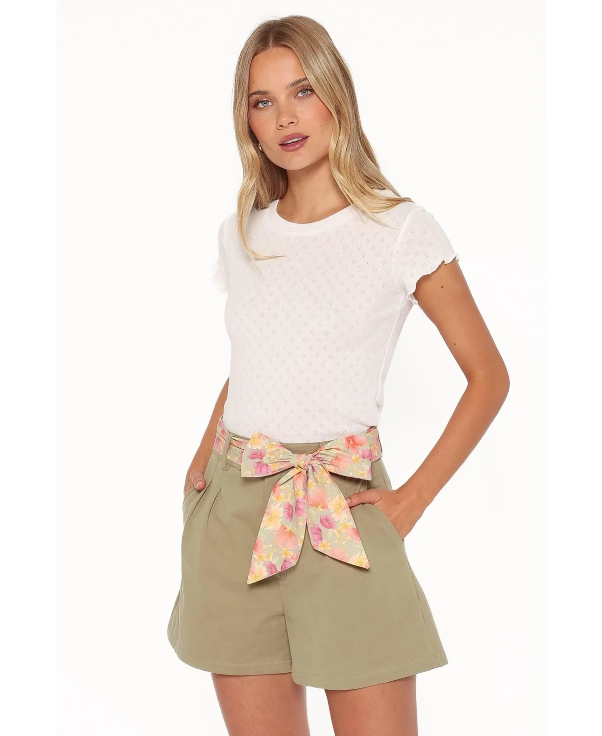 Darla Pointelle T-Shirt by Petal & Pup