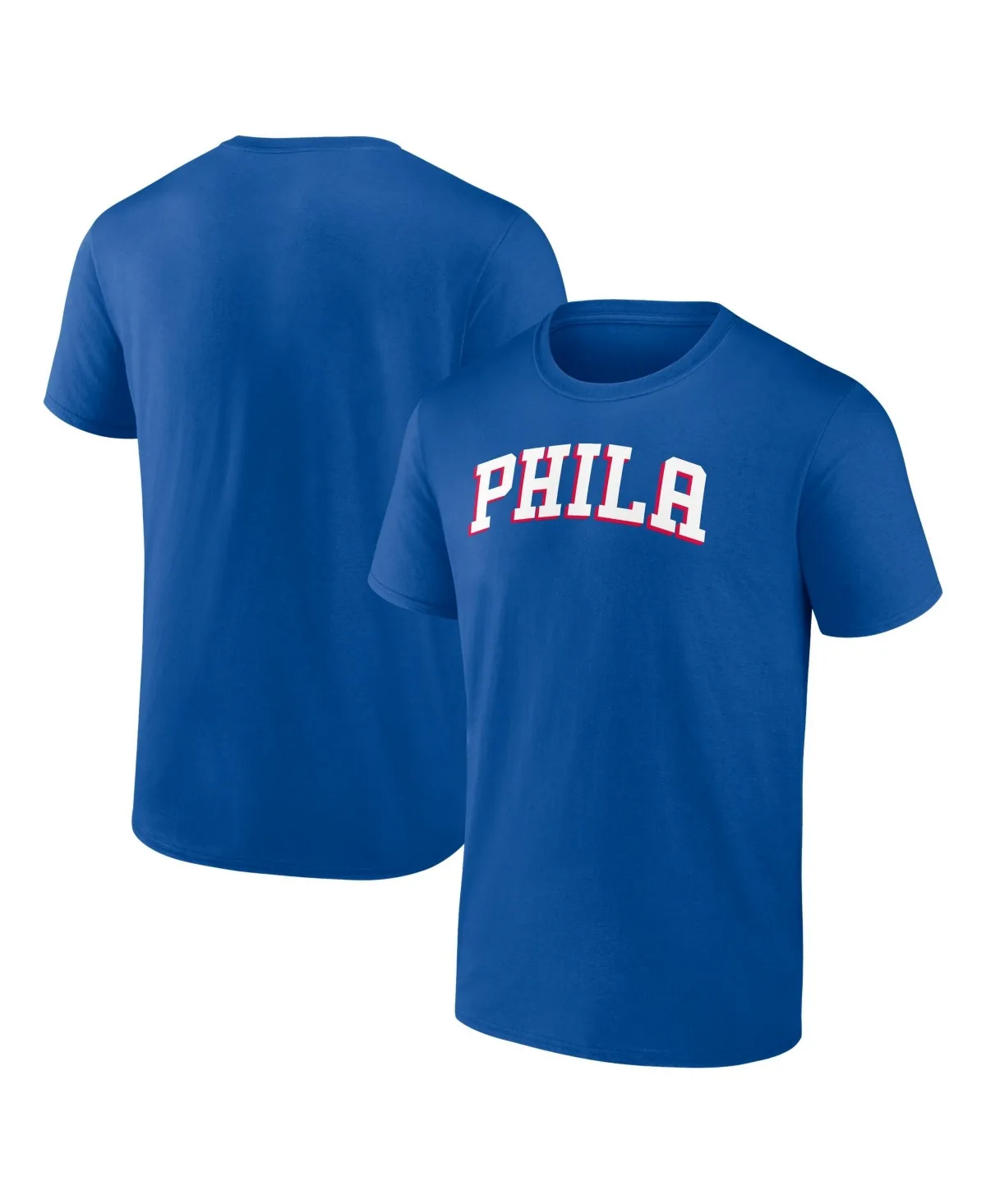 Philadelphia 76ers Wordmark Crewneck T-Shirt by Logo Athletic