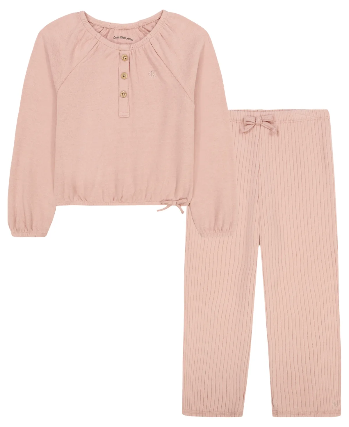 Long-Sleeve Top and Pants, 2-Piece Set by Calvin Klein