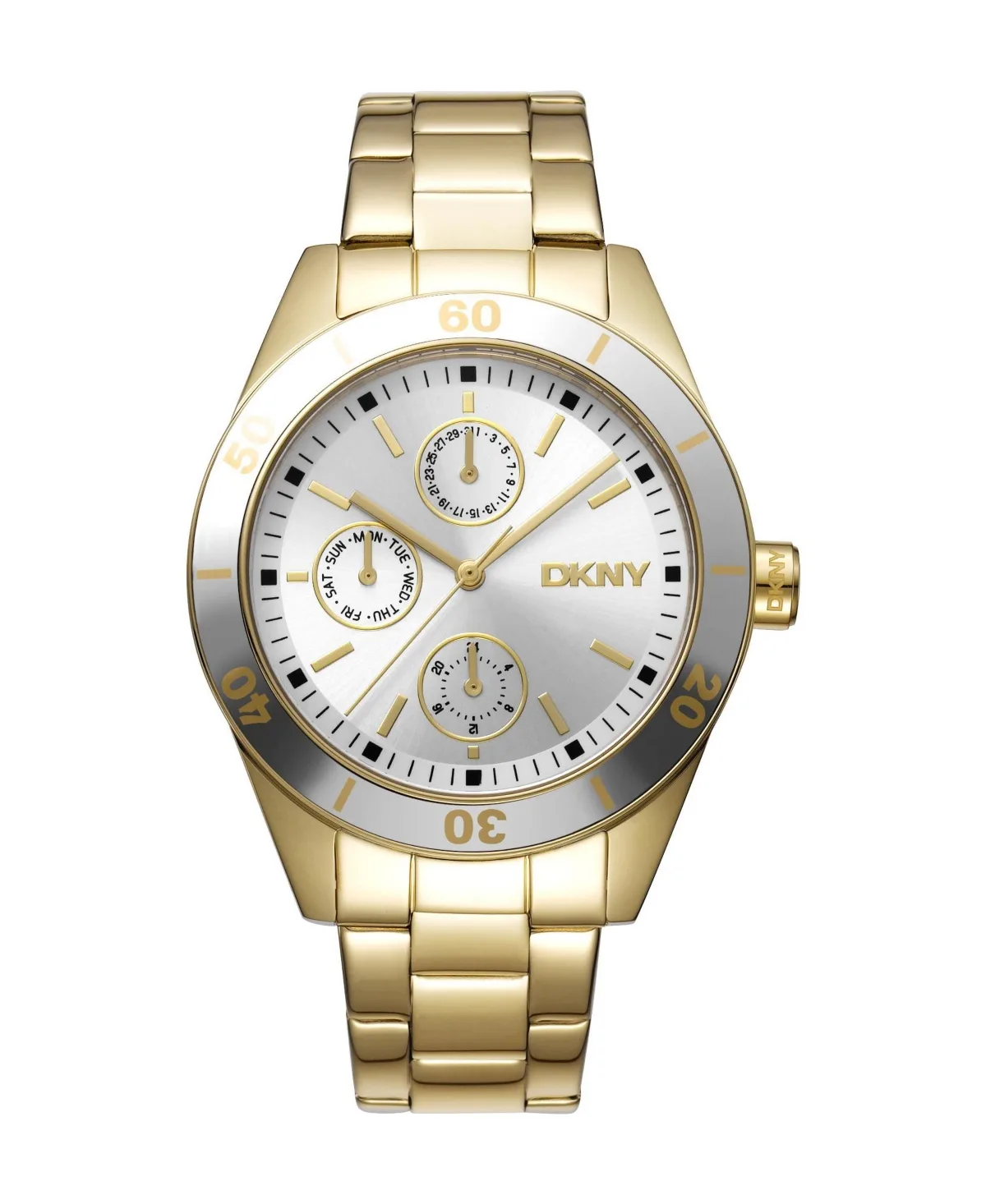 Quartz Nolita Sport Water-Resistant Gold-Tone Stainless Steel Bracelet Watch, 38mm by DKNY