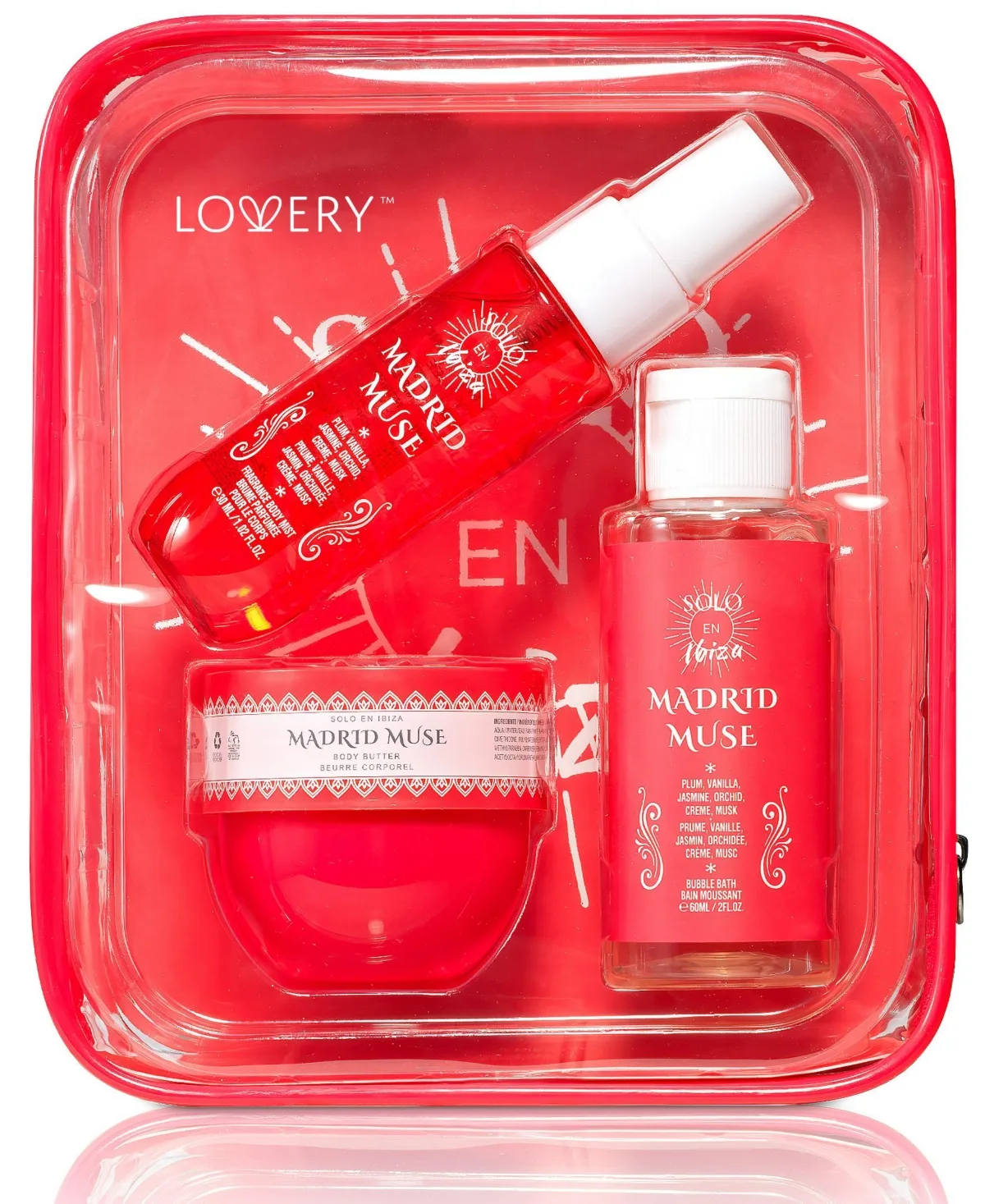 4-Piece Madrid Muse Bath and Body Care Gift Set by Lovery