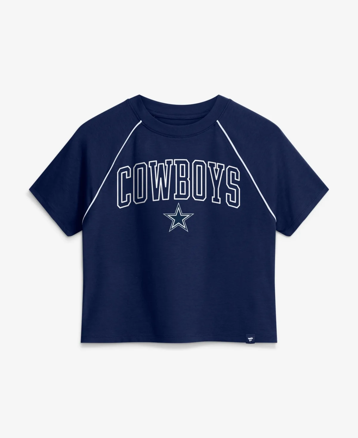 Dallas Cowboys Offensive Scheme Raglan Cropped T-Shirt by Fanatics